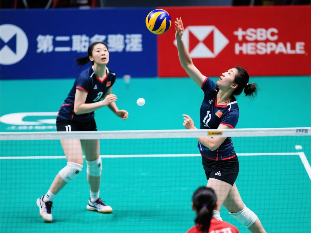 第二支女子组合的强项在于网前技术，她们巧